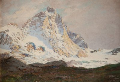 De Matterhorn, 1910 door Leonardo Roda